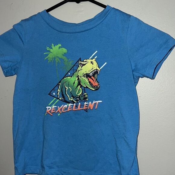 Epic threads T- Rex Graphic, short sleeve shirt 4t - Picture 2 of 3